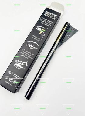 国标舞蹈比赛黑色防水眼线液笔拉丁舞化妆品摩登舞台妆眼尾辅助板