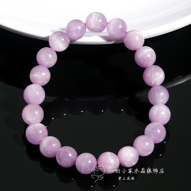 天然紫锂辉手串6-10mm2款