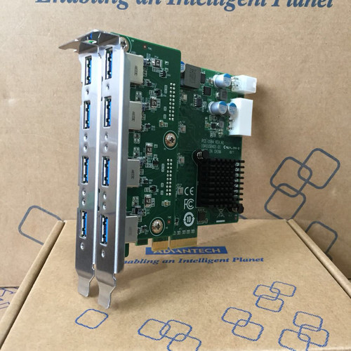 研华视觉通讯卡PCE-USB4全新