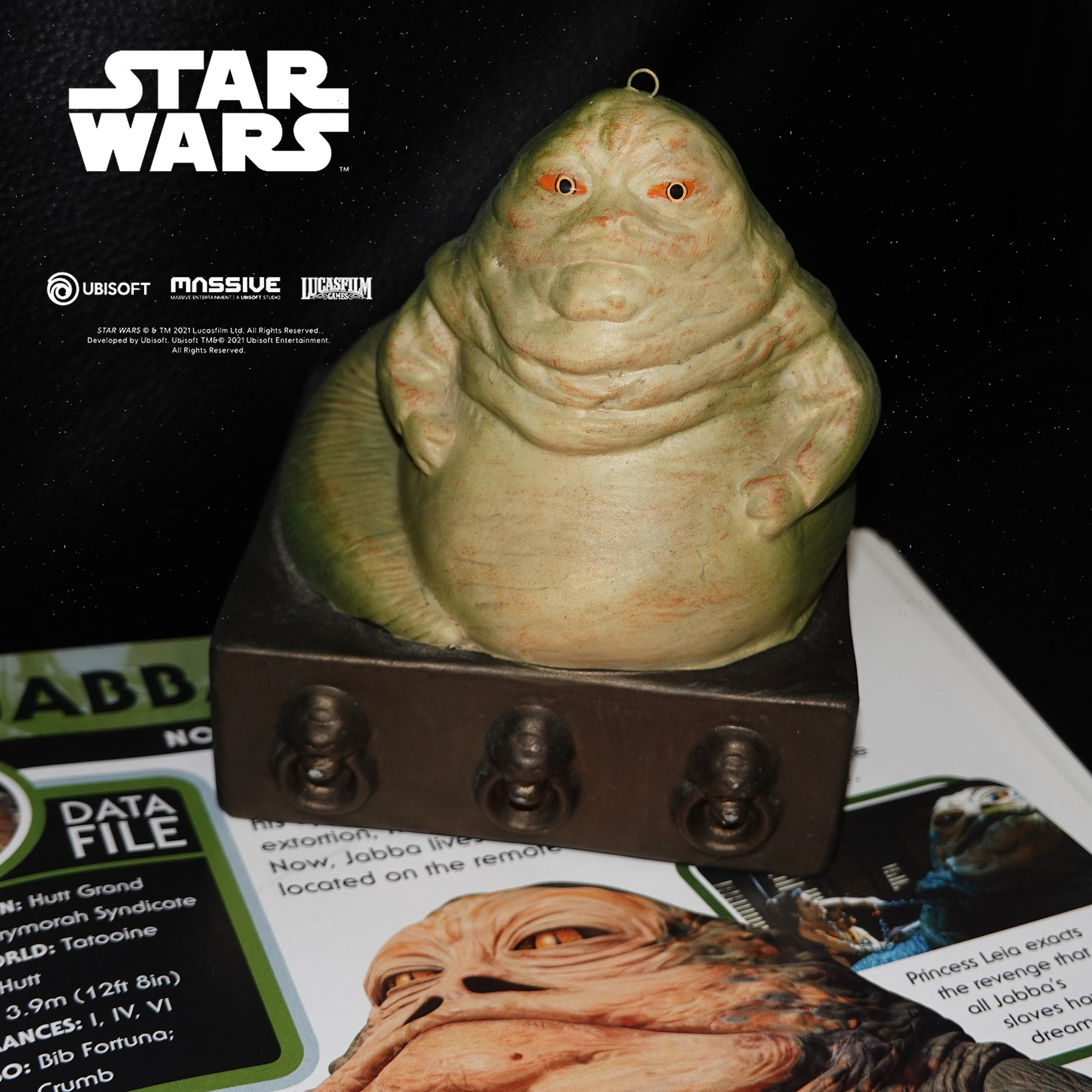 出口美国陶瓷星战贾巴jabba the hutt摆件