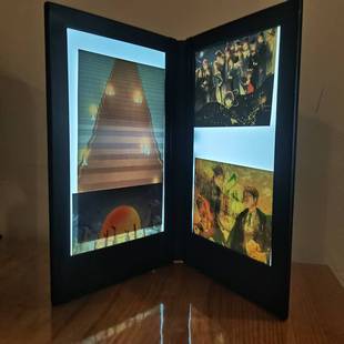 充电发光相框LED相册发光相册时光成长记录相框发光动漫相册6寸相