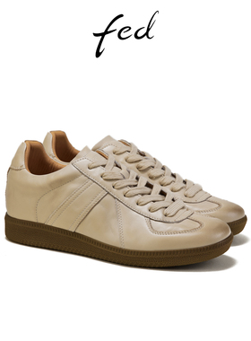 fed复古德训鞋春季新款女鞋内增高休闲鞋运动鞋女款S0105-ZCA783