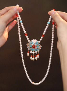 马面裙项链秋冬古风国风中式