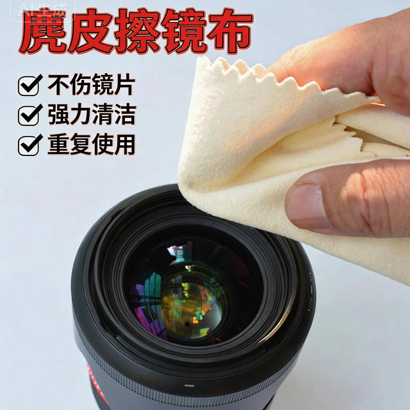 麂皮擦镜布 单反相机除尘布 鹿皮擦镜头布 眼镜 望远镜 汽车清洁