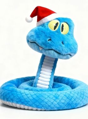 疯狂动物城2同款盖瑞GARY蓝色蛇毛绒玩偶可捏造型圣诞礼物玩具