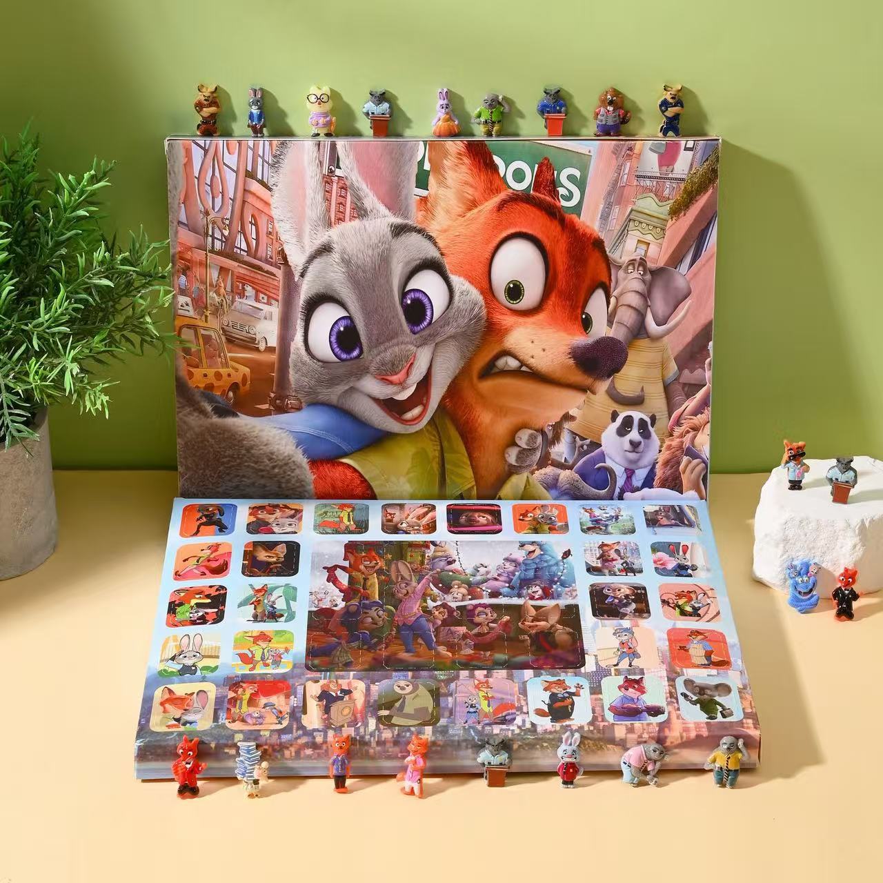 疯狂动物城2周边盲盒洞洞乐男孩女孩电影周边公仔盲盒摆摊小礼品