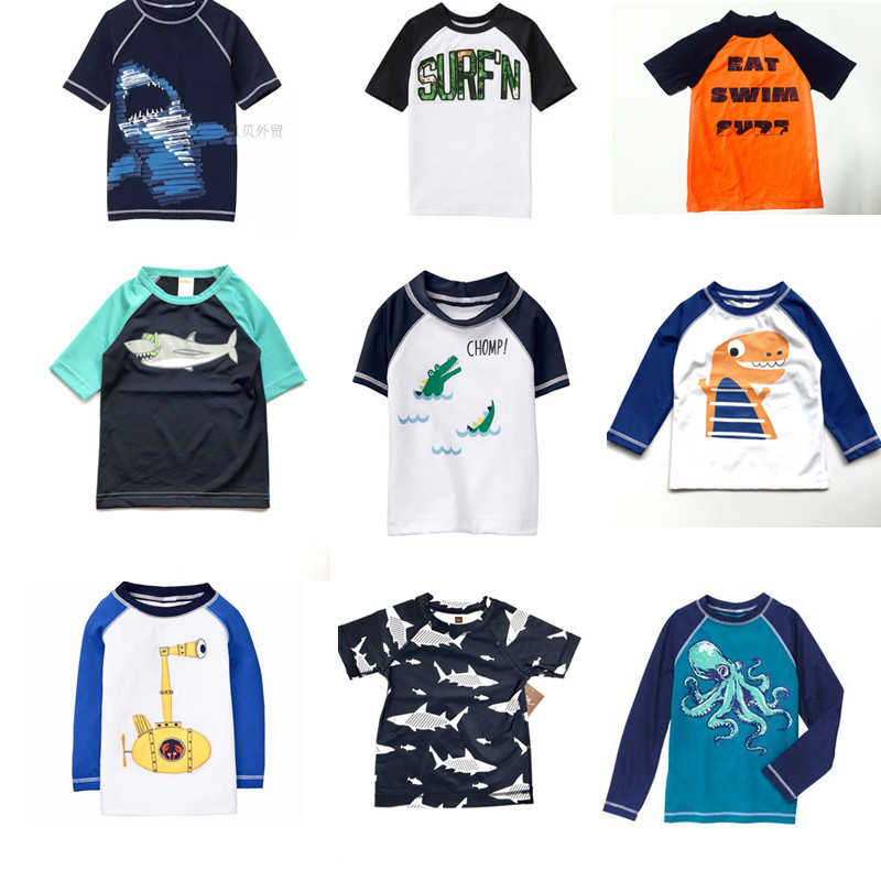 金宝贝 JJ tea 男童女童冲浪衣 长袖短袖防晒50+