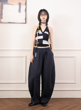 APPENDAGE原创弯刀气球裤2025秋季新品休闲裤高级感时尚长款裤子