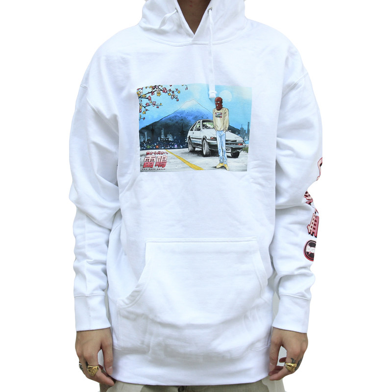 DGK 跑车面具人 LOGO 纯棉连帽套头卫衣 美国进口现货