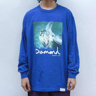 DIAMOND SUPPLY CO.SHIMMER 纯棉长袖TEE 美国进口现货