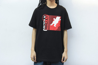 GRIZZLY 方形虚线熊LOGO 纯棉短袖TEE 美国进口现货