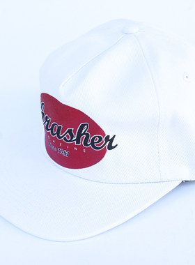 THRASHER白色滑板进口现货帽子