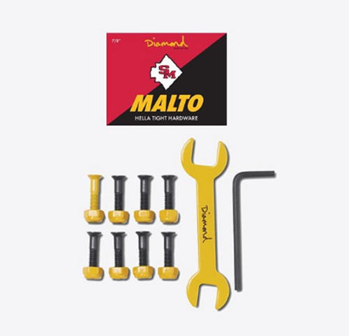 DIAMOND SUPPLY CO. HARDWARE MALTO 黄色签名款 螺钉套装