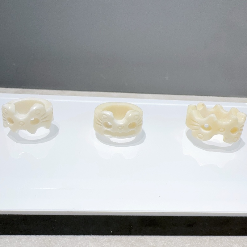 猫咪跑环diy配件手工编织手绳项链文玩佛珠手串配饰品隔配珠