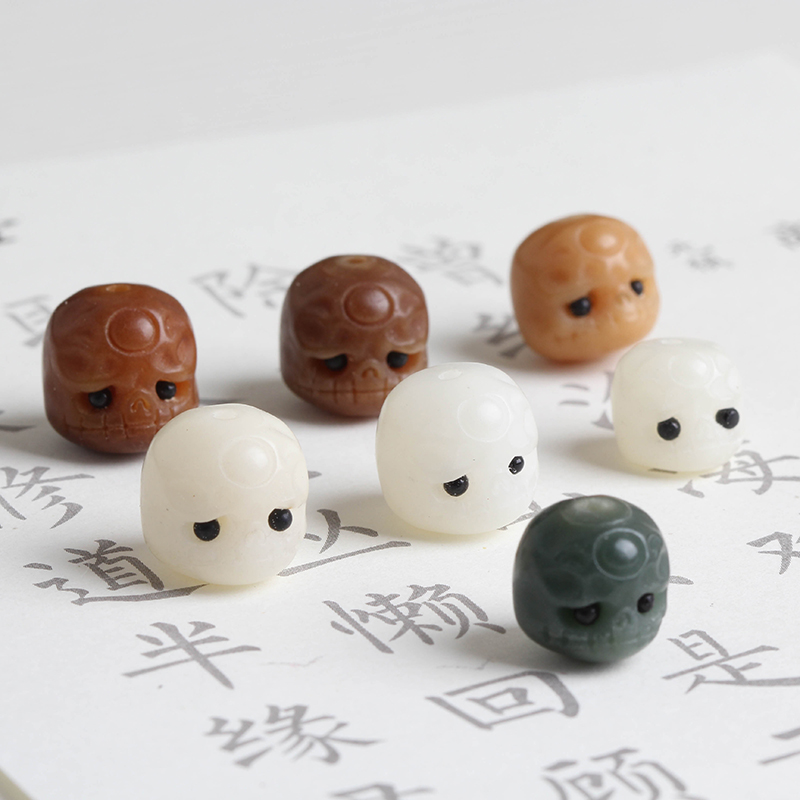 菩提根阿呆diy配件手工编织手绳项链文玩佛珠手串时尚配珠隔散珠
