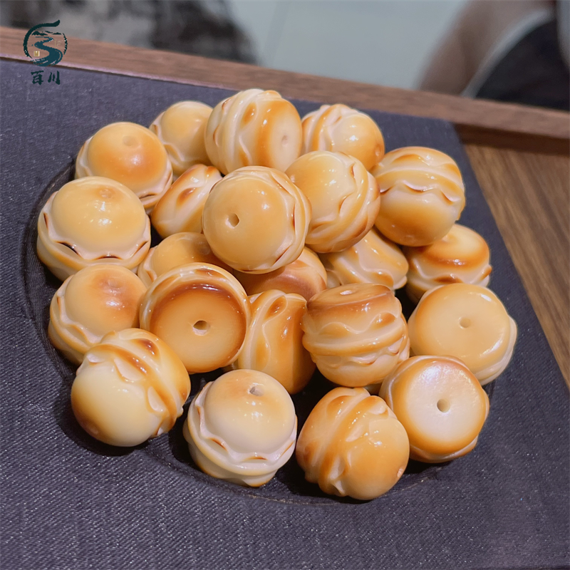 天然碳烤象牙果汉堡diy配件手工编织手绳项链文玩佛珠配饰品隔珠,饰品/流行首饰/时尚饰品新,其他DIY饰品配件,淘宝优惠券,粉丝福利购,淘宝优惠卷