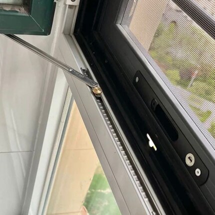 铝合金限位器304不锈钢风撑平开窗铰链塑钢窗滑撑二段力撑杆断桥