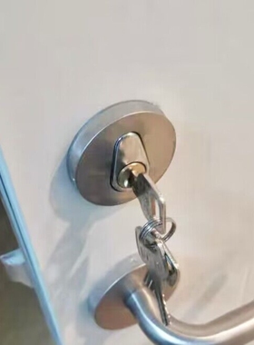 防火锁单开锁芯通用型消防门管道井锁芯头防火门锁锁具管井锁