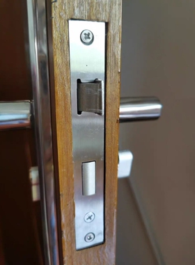 带钥匙通用型锁芯卧室门58锁体小50锁舌大50轴承老款木门锁体