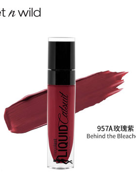美国WET N WILD湿又野WNW哑光丝绒唇釉口红925b午夜摩卡豆沙924