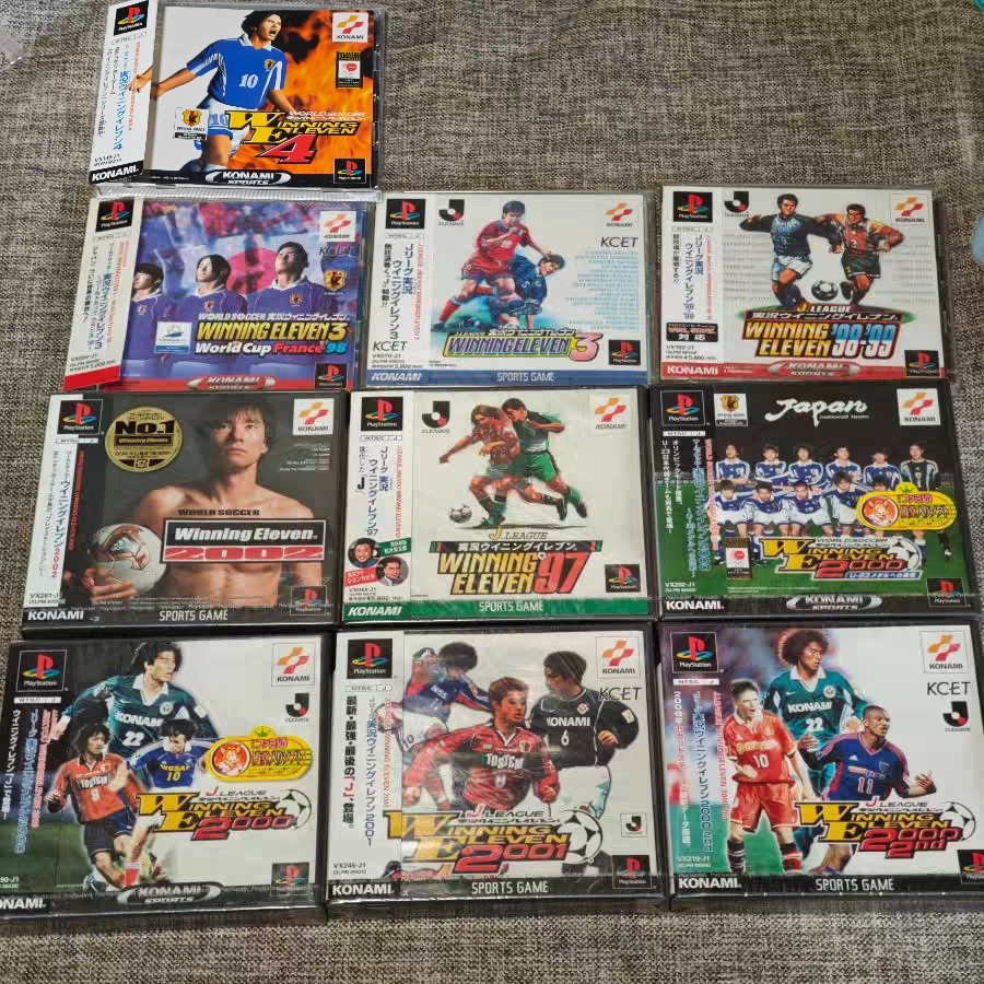 全新品 PS1 主机适用 正版 实况足球 2000 01 02 97 98 99 3 4