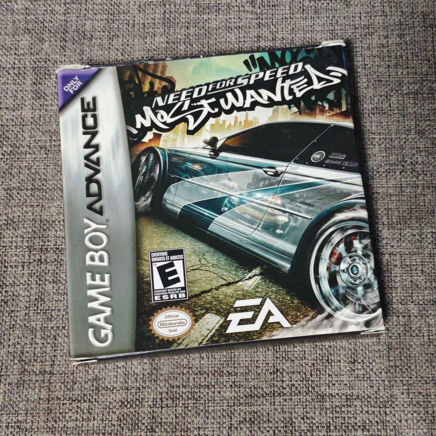 任天堂GBA 掌机适用的 正版游戏卡带 极品飞车