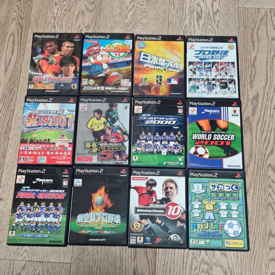 PS2主机适用 正版游戏 实况足球 棒球
