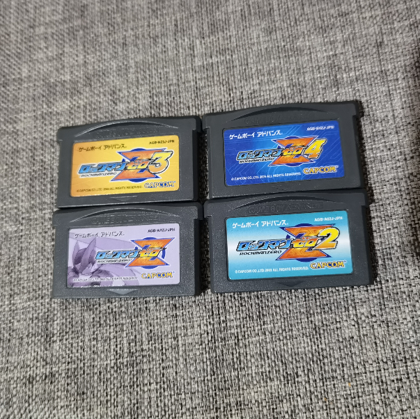GBA 洛克人 Z Z2.Z3.Z4 全套 原装正版游戏卡带 任天堂掌机 ZERO