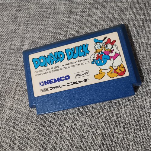 正版游戏卡带唐老鸭任天堂FC