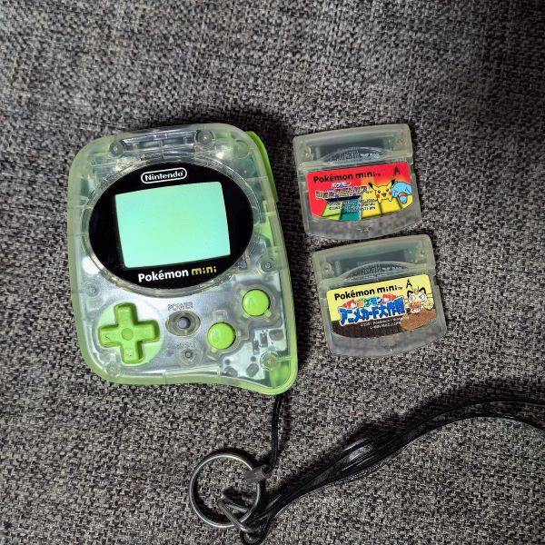 85新 任天堂原装 POKEMON MINI 掌机 绿色稀少