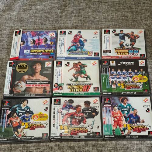 全新品 PS1 主机适用 正版 实况足球 2000 01 02 97 98 99 3