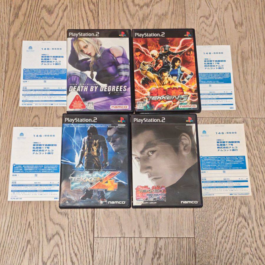 超美品 PS2 正版 铁拳 TAG 4 5 妮娜 全套