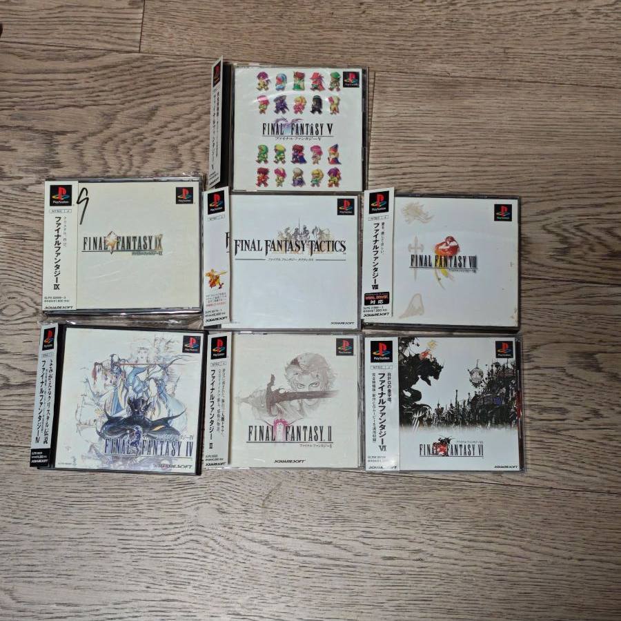超美品 PS1 正版 最终幻想 7.8.9 1 2  4 5 6 战略版