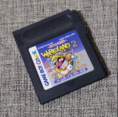 任天堂GB GBC GBA掌机适用的 正版游戏卡带 瓦里奥大陆 2（每盘）