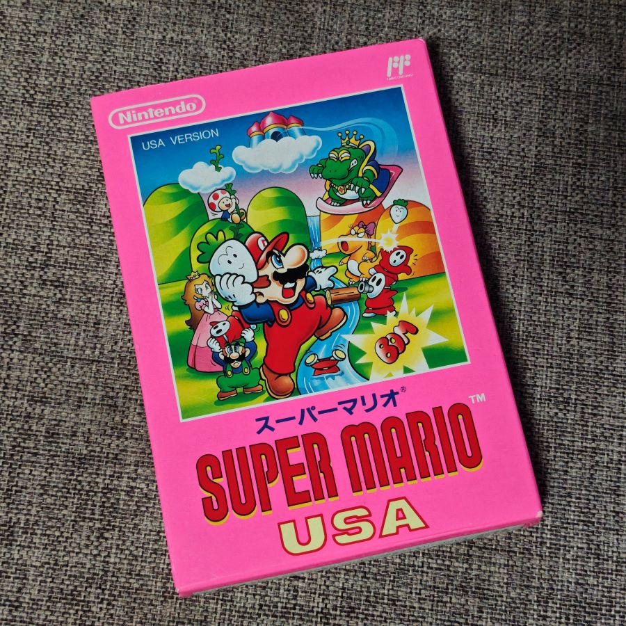 任天堂FC红白机主机 原装正版游戏卡带 超级马里奥 USA
