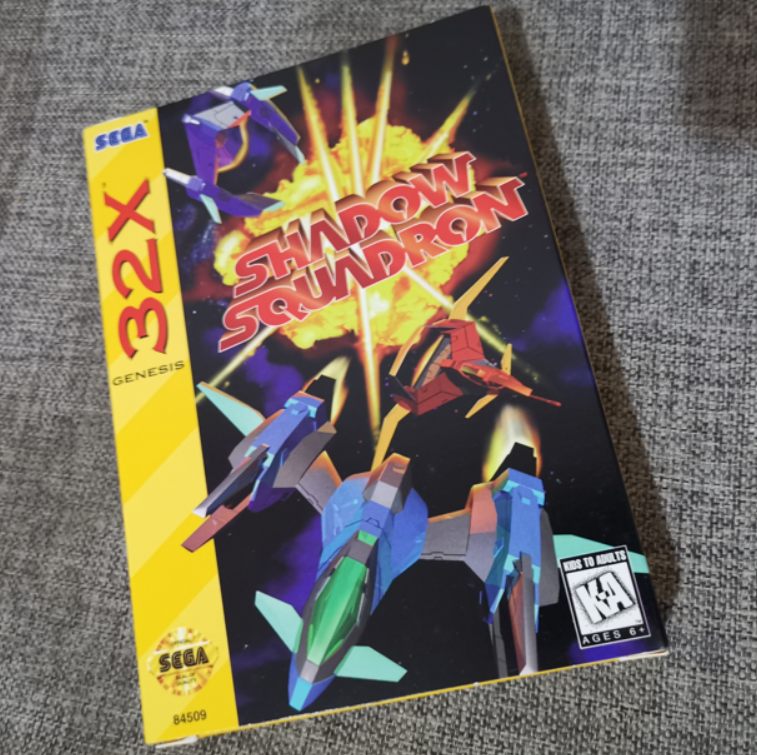 全新品 世嘉md 32x主机适用 正版游戏卡带 影子战机