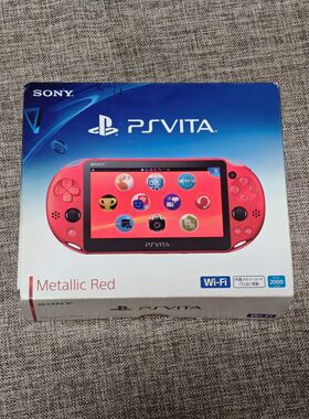 超美品 日版原装 PSV 2000 橘红色 掌机 游戏机 对号