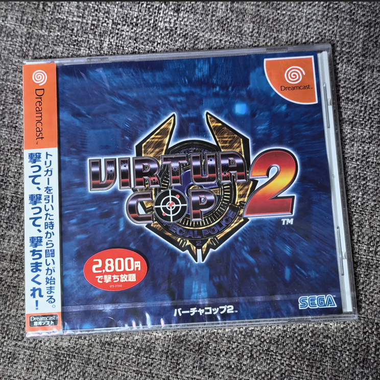 全新品 世嘉DC主机适用 正版游戏 VR战警 2