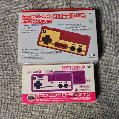 全新品 任天堂FC红白机 原装手柄造型 电视遥控器 麦克风