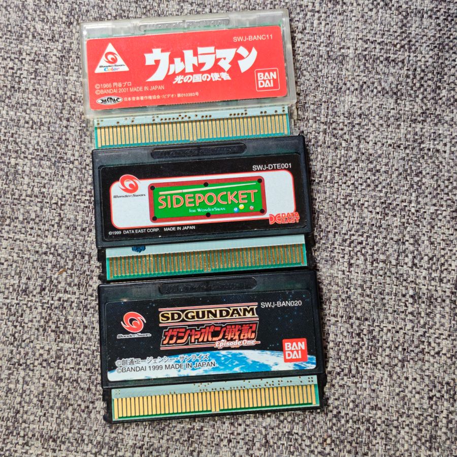 万代WS WSC掌机用 原装正版游戏卡带 花式台球 奥特曼 SD高达战记