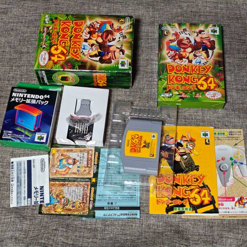 任天堂N64大金刚正版游戏卡带