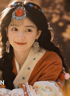 1波西米亚米珠长流苏锁骨链 手工编织串珠项链沙滩长裙配饰度假风