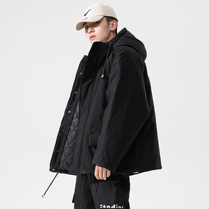 爆款主推!2021冬季连帽棉衣男潮流外套宽松上衣MY6002-P110控158,男装棉衣,星座810(原QT5070)