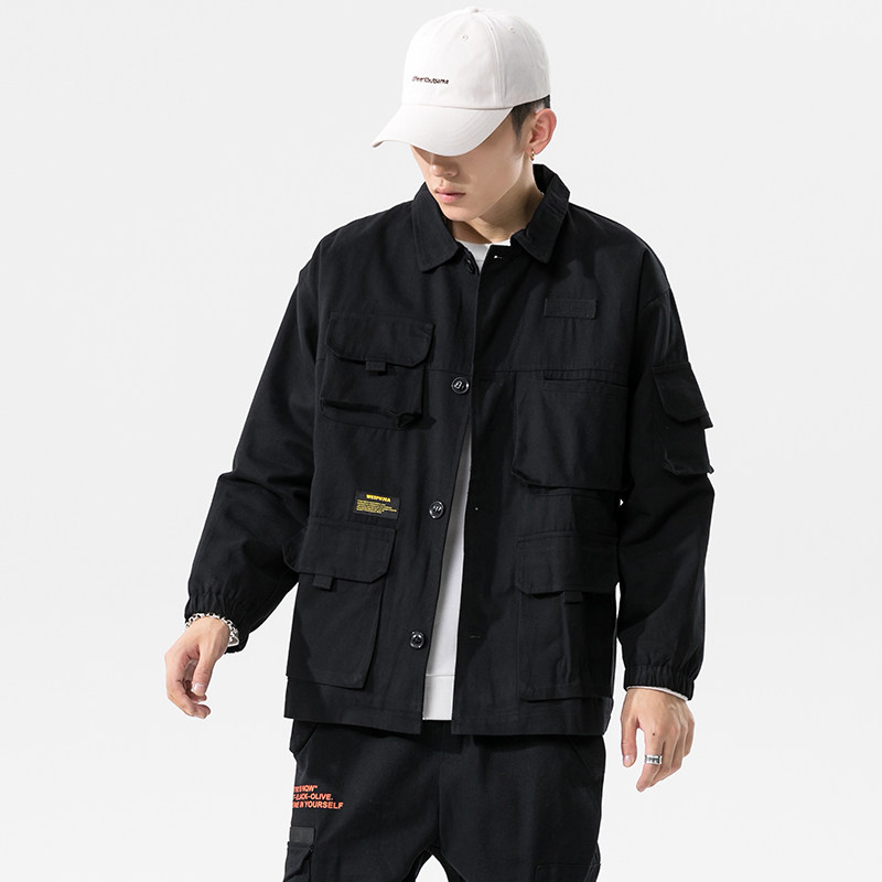2021春新款工装夹克男日系无影墙休闲大码上衣外套JK08-P80控108,男装夹克,星座810(原QT5070)
