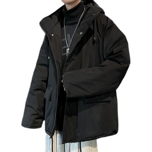 2021冬装加厚棉衣男连帽棉服外套港风宽松  MY6002-P110控148图片