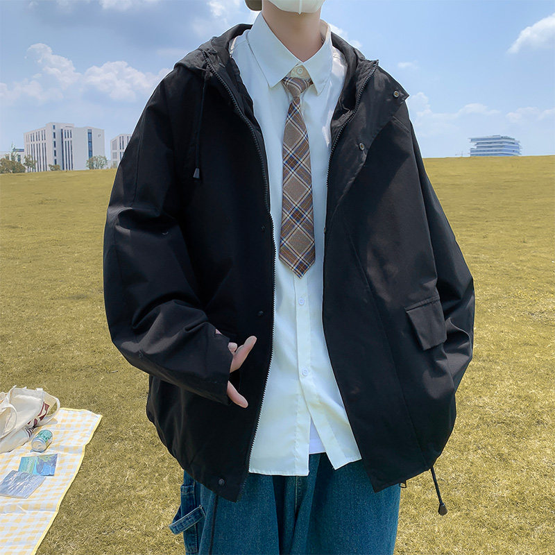 2024春港风外套男连帽上衣潮流cityboy夹克冲锋衣J5006-P85控108,男装夹克,星座810(原QT5070)