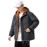 无影墙连帽拼色加厚棉衣男外套潮牌工装冲锋衣SY03-P120控158，男装棉衣，星座810(原QT5070)