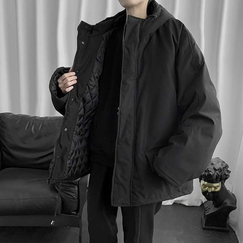 2021新款百搭港风宽松连帽棉衣男ins休闲棉服上衣MY6002,男装棉衣,星座810(原QT5070)