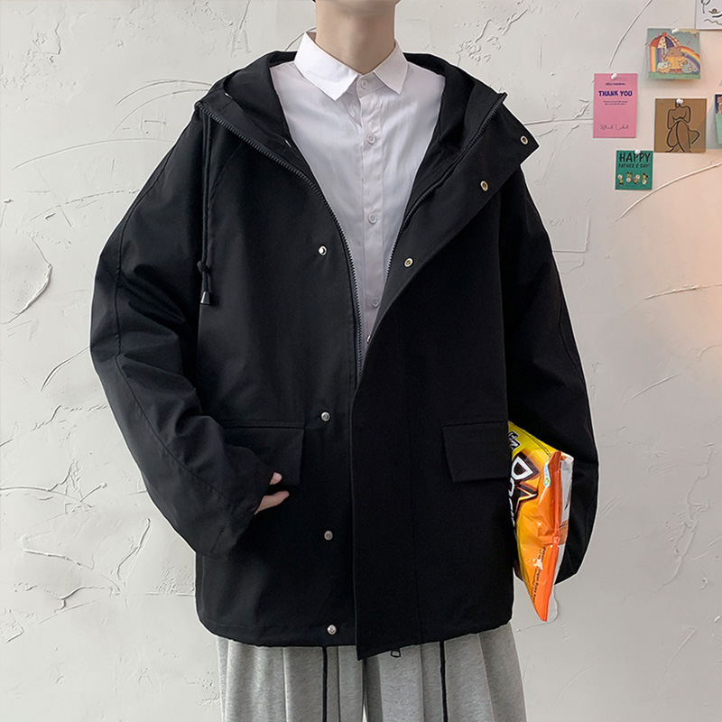 2023秋港风外套男连帽上衣潮流cityboy夹克冲锋衣J5006-P85控108，男装夹克，星座810(原QT5070)