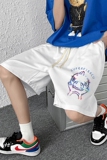 2022夏季小恶魔印花短裤男运动冰丝五分裤男士D，男装休闲裤，星座810(原QT5070)